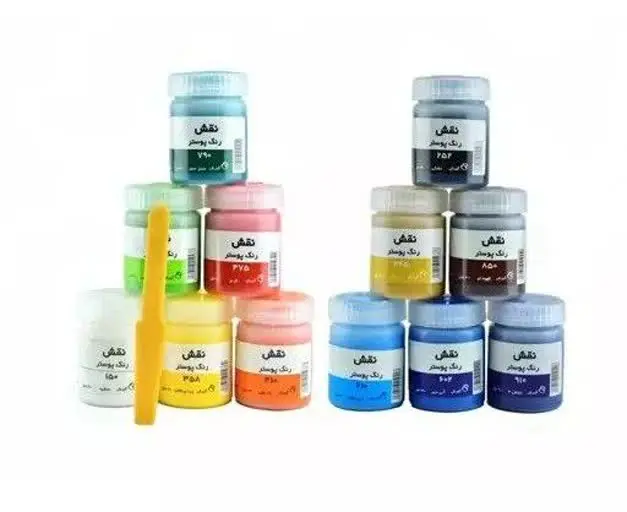 گواش ۱۲ رنگ نقش
