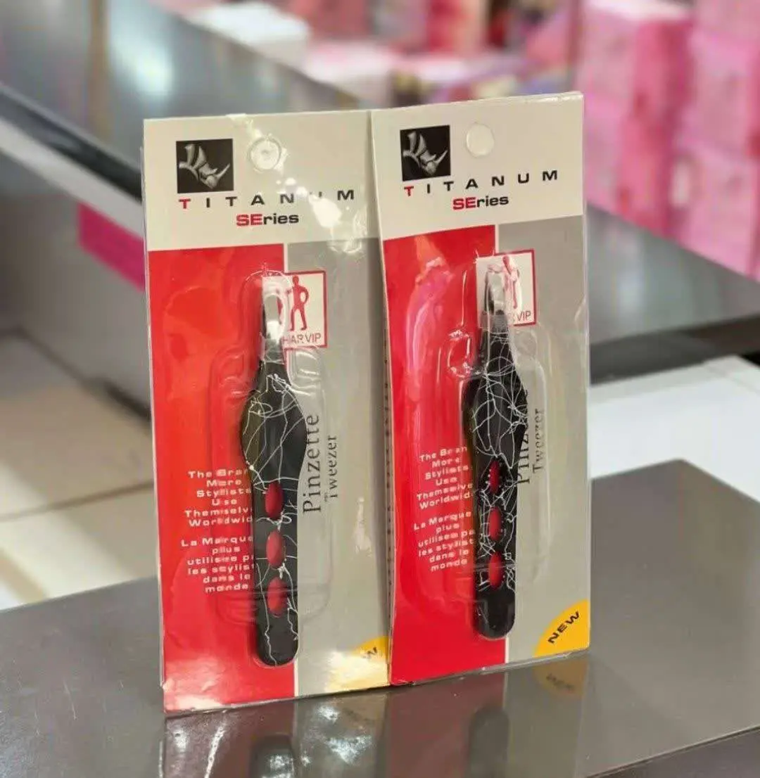 موچین مشکی مدل خط خطی سفید...