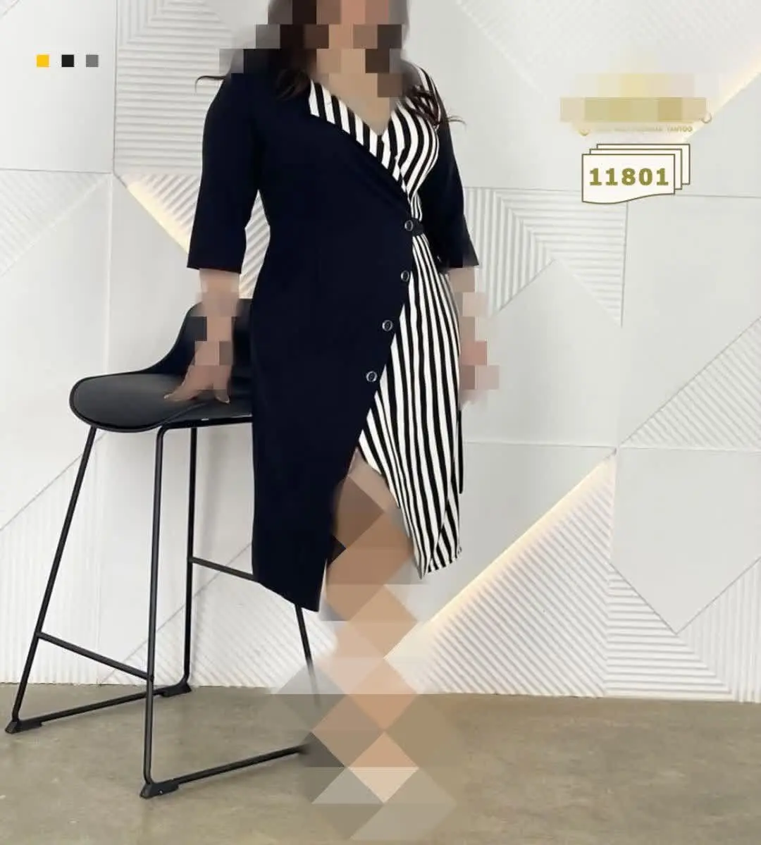 پیراهن مانتویی مجلسی سایزبزرگ