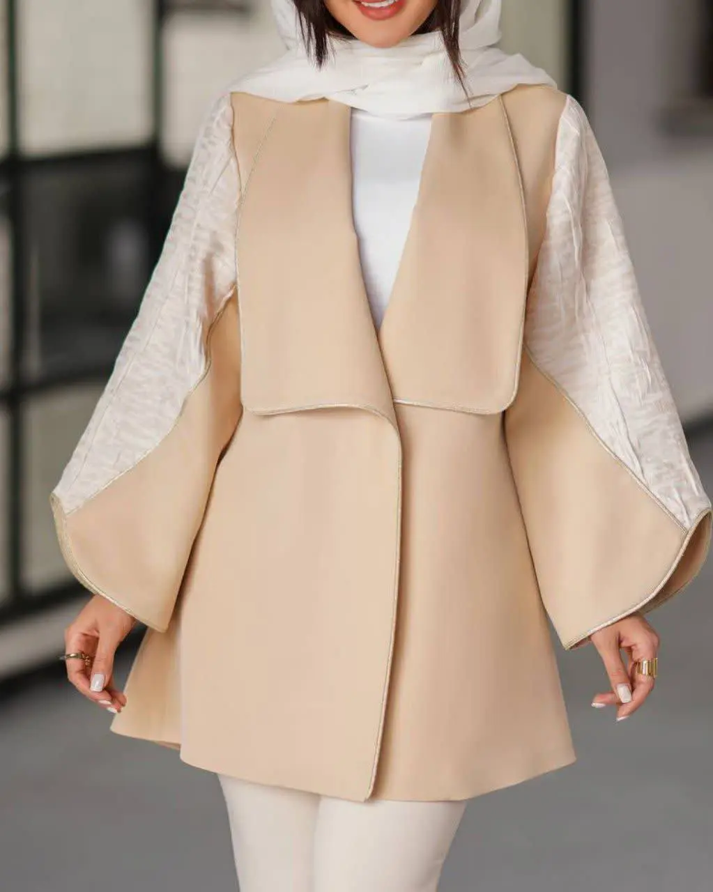 👚نام: کت آستین ژاکارد
