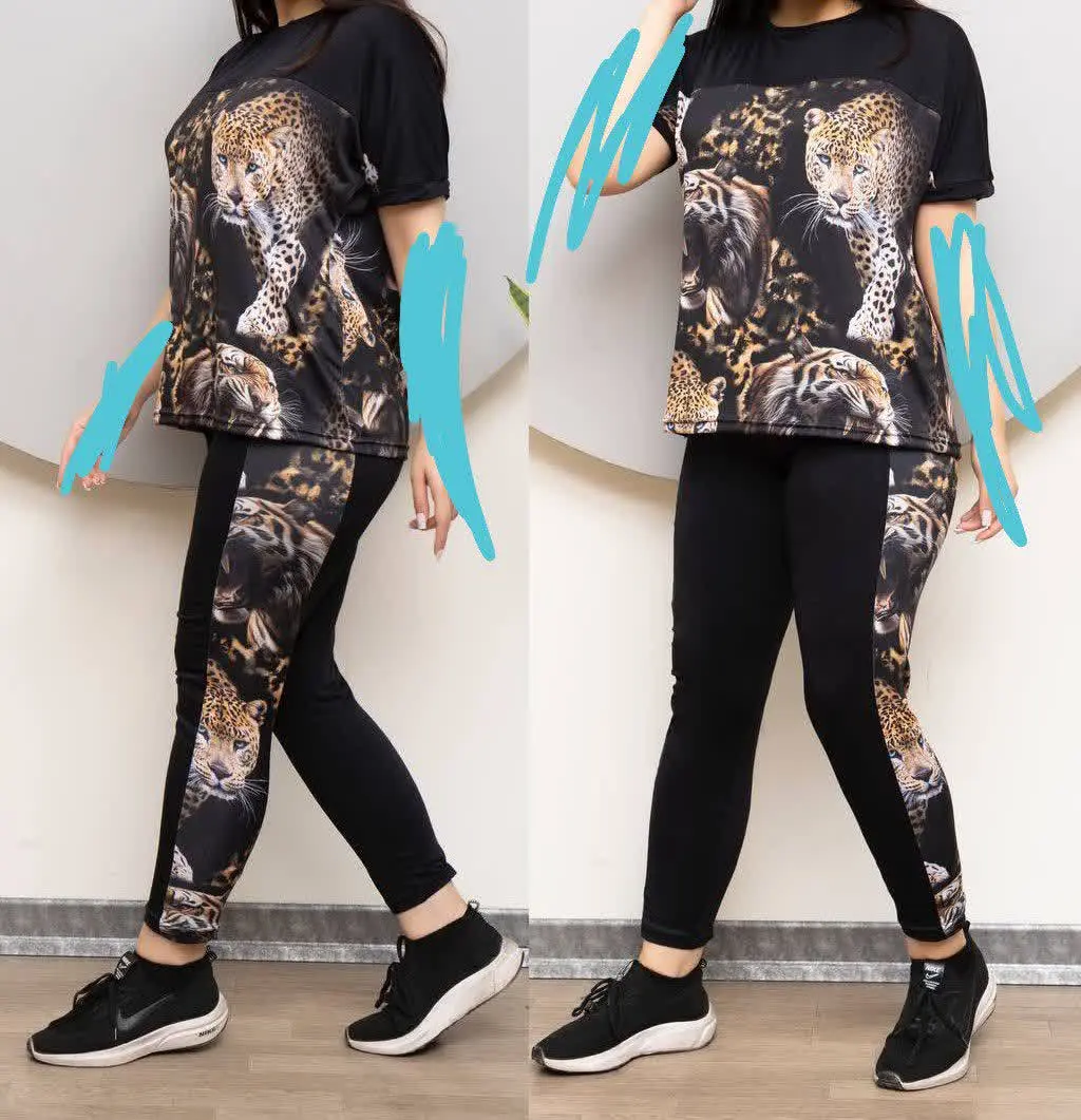 👚نام: بلوز کیمونو ساپورت پلنگی سابلی
