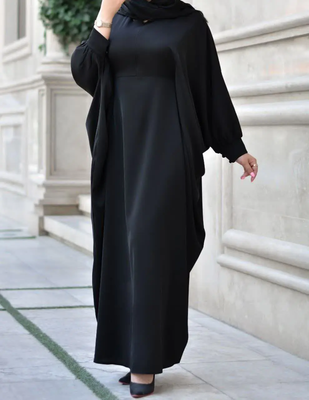 ✅ مانتو عبایی، جنس الیزه
