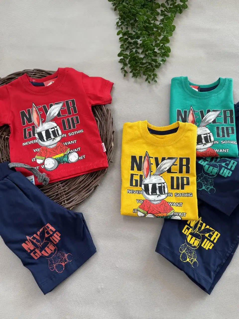 نام محصول: تیشرت وشلوارک تن تاک🎊 خرگوش
