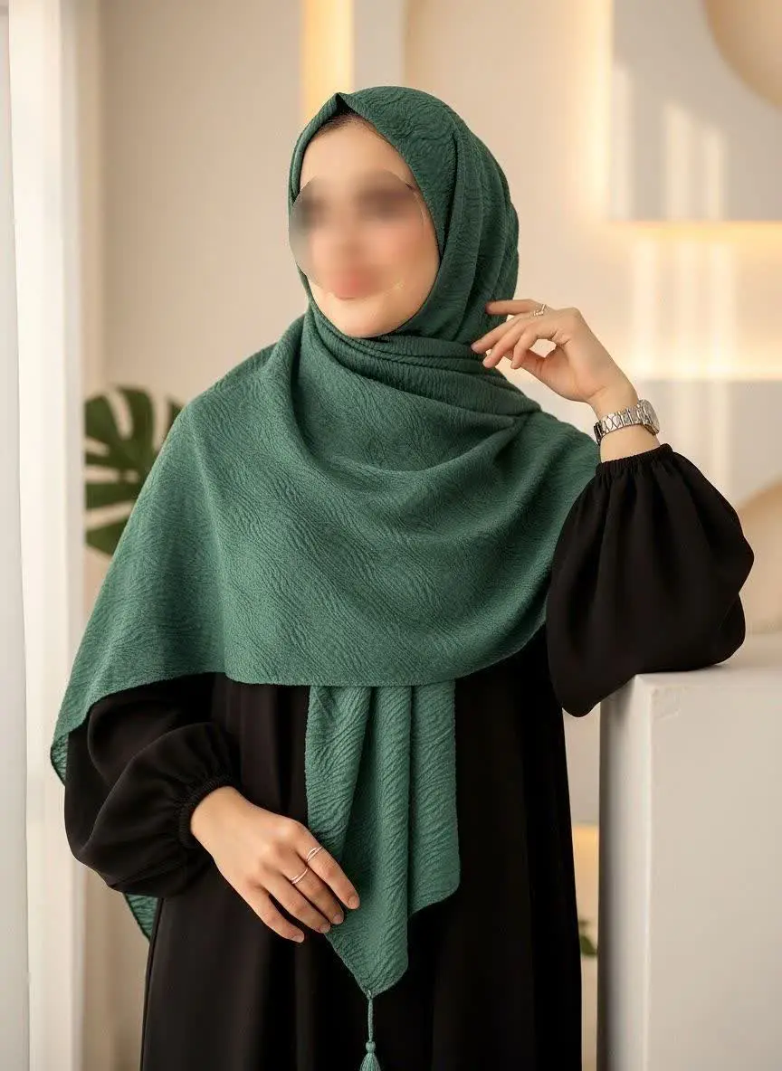 ☘ روسری پلیسه پاییزه