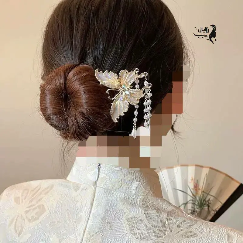 🌟مدل پروانه رزینی و نگین کریستالی
