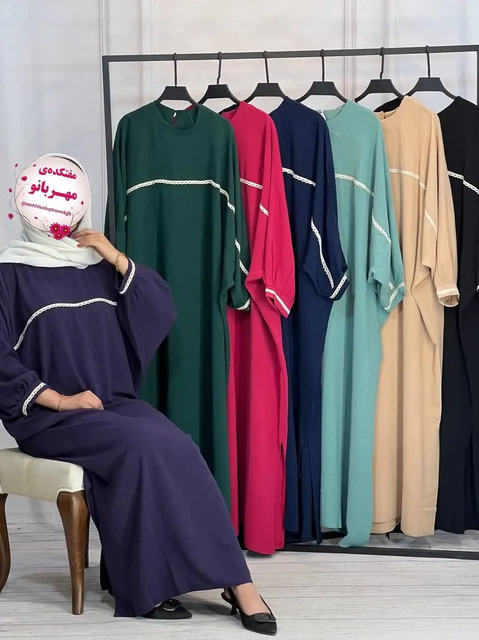 نام: پیراهن مانتویی طرح دلسان
