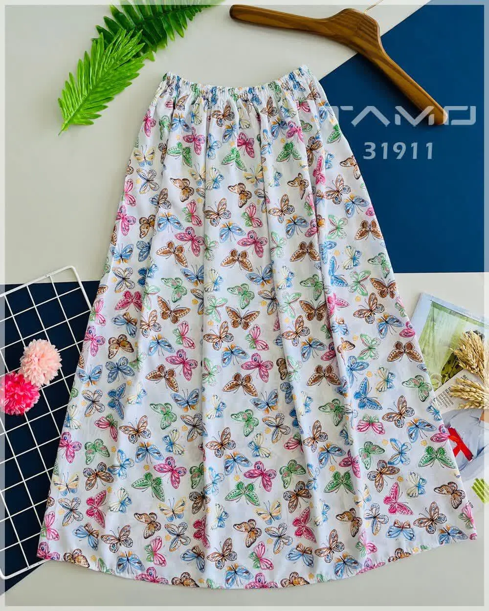 🔸 دامن نخی پروانه
