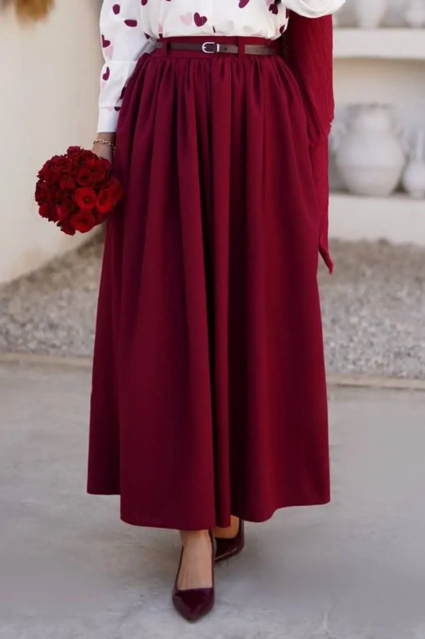 👚نام: دامن تک زرشکی یلدا 🍷