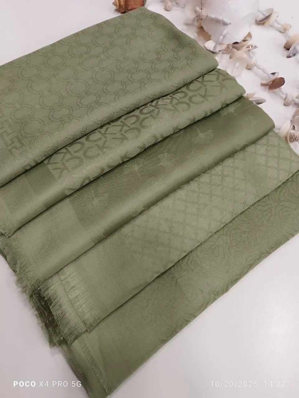 روسری مجلسی ژاکارد