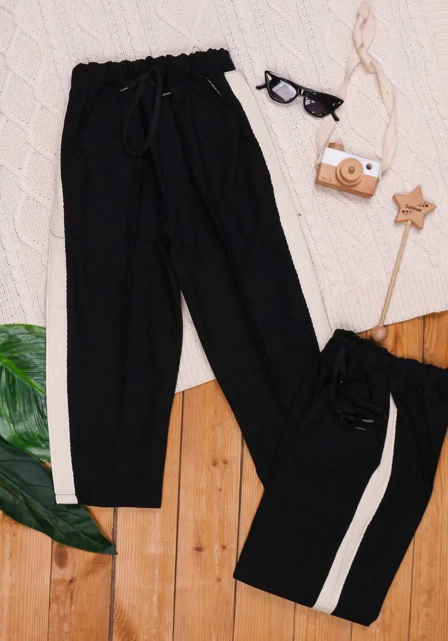 🎄 شلوار بگ کتان بغل کنف مشک...