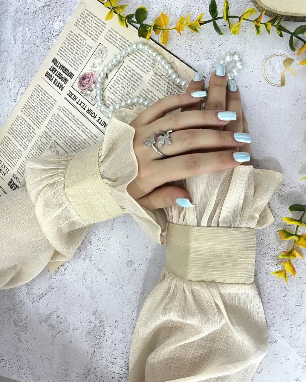 ساقدست شومیزی مچ عروسکی تک دکمه👌
