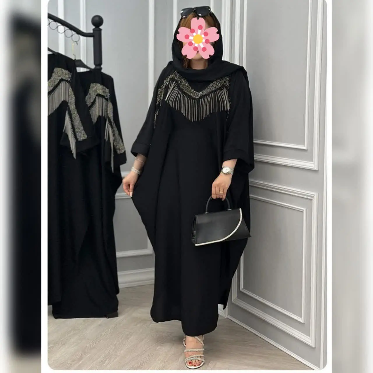 👚نام: مانتو عبایی گلاره
