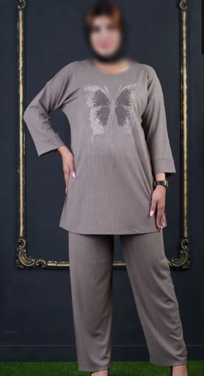 💥ست تونیک شلوار نگین پروانه
