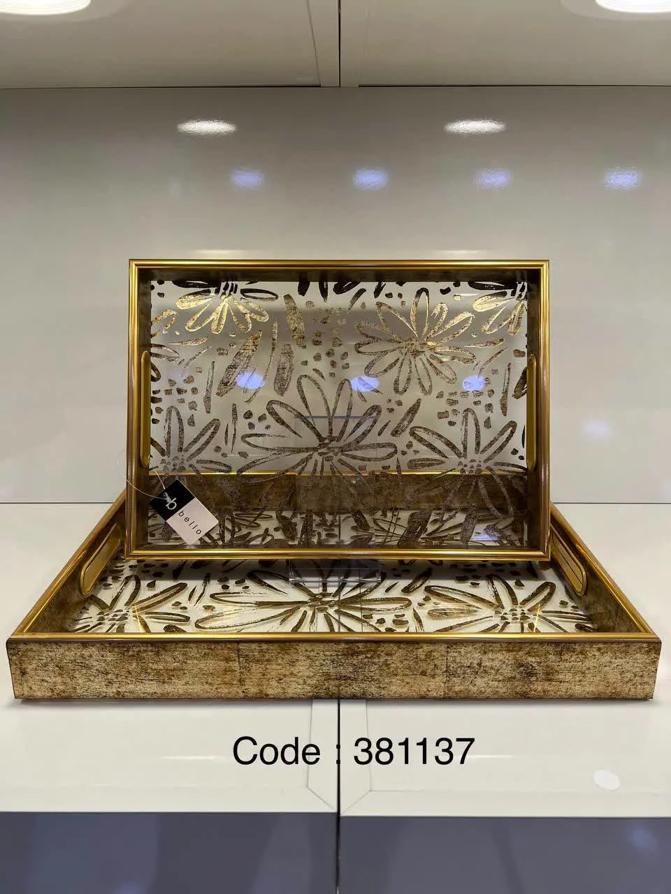 ✨سینی جفتی وارداتی مستطیل✨
