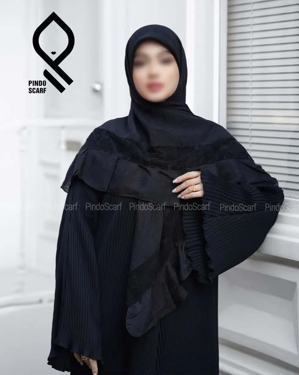 ⬛️ روسری اسلپ گیپور طرح ترم...