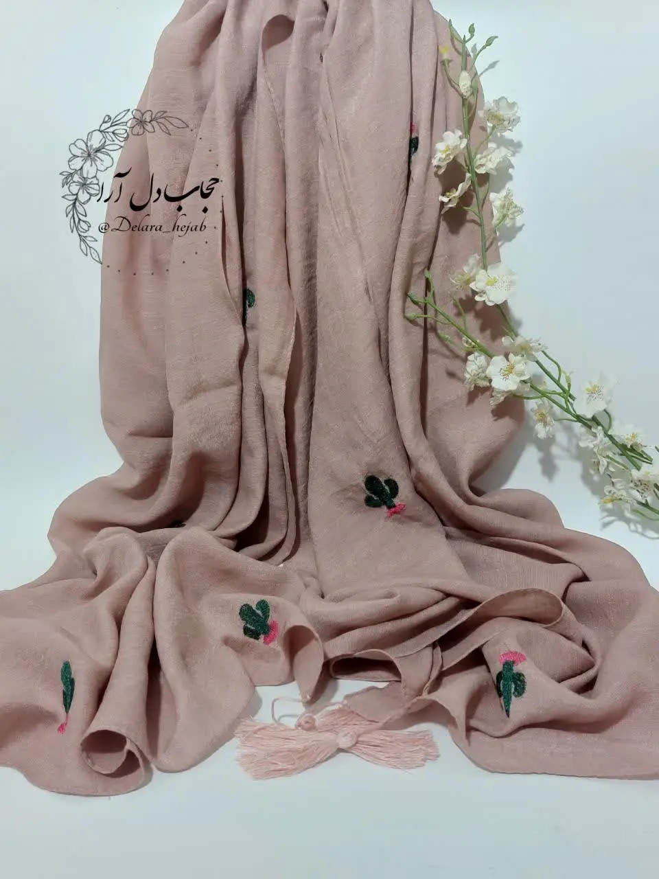 🌵🌸 #شال کاکتوسی تابستونی جدید🥰 
