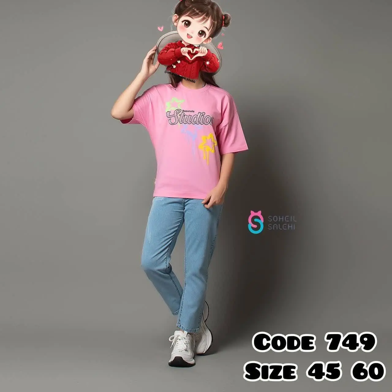 🍃ست تیشرت‌ و شلوار دخترانه
