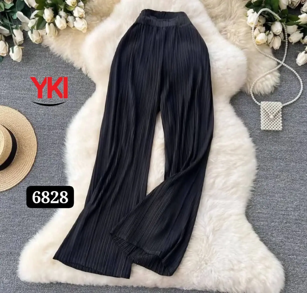 🛑شلوار پلیسه کره‌ای
