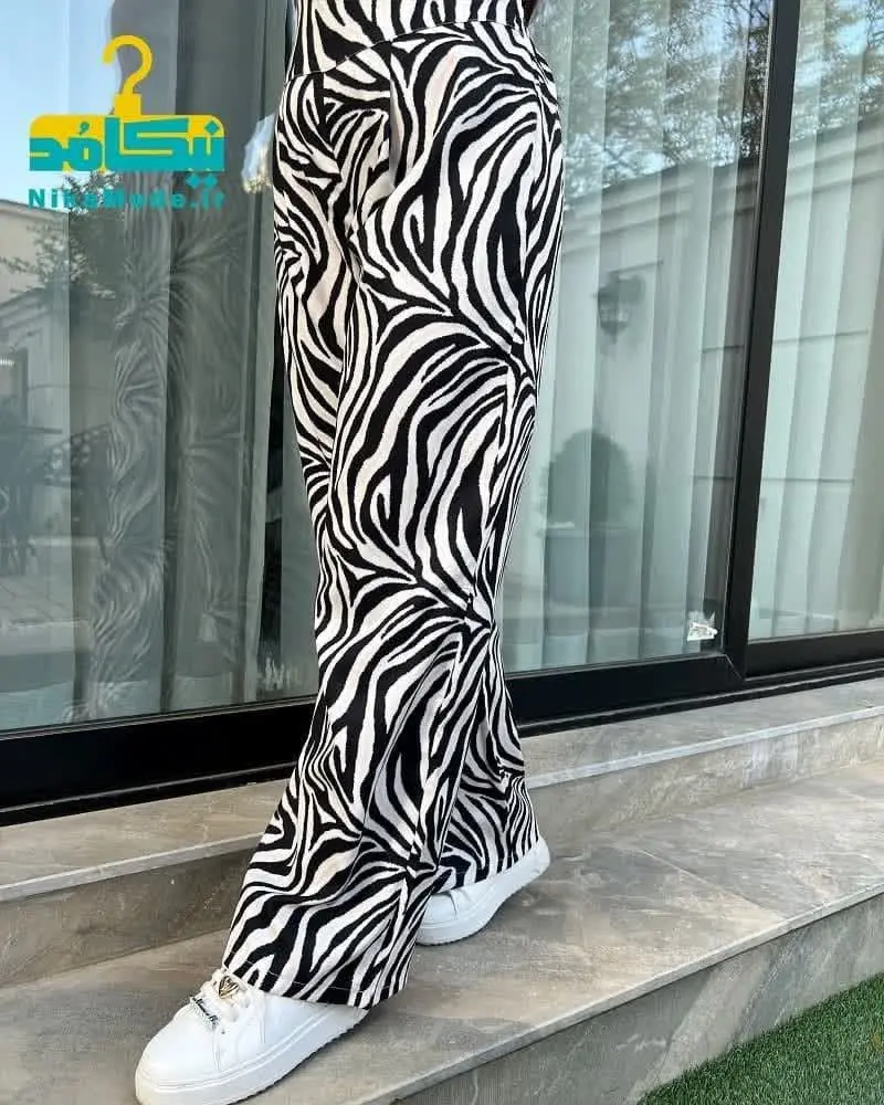 🪴نام: شلوار مازراتی طرح دار
