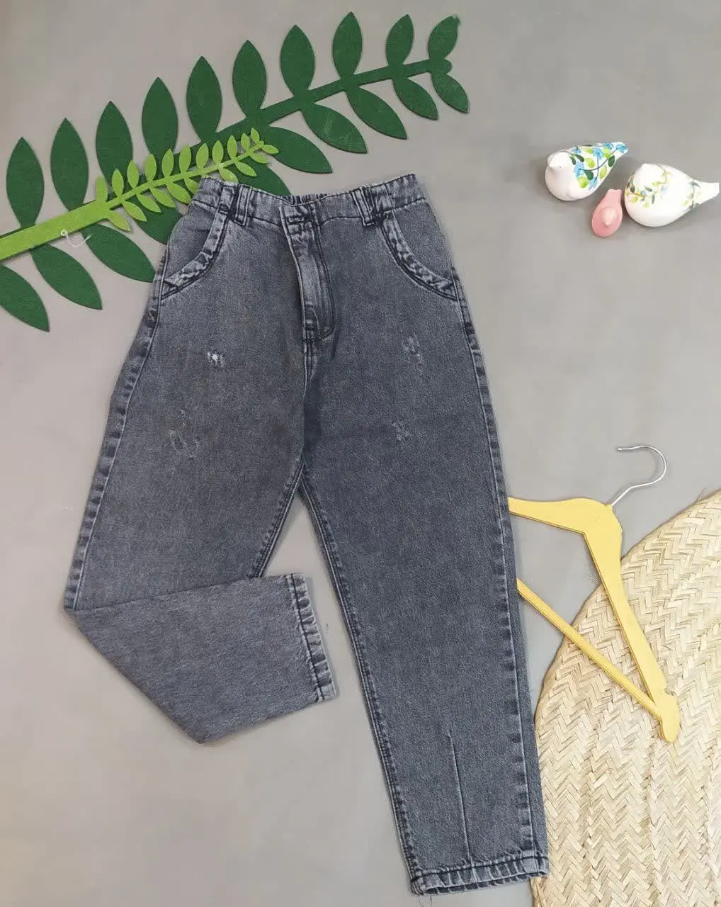 🤍مدل فیت، کمر نیم کش، کشی و راحت و سبک
