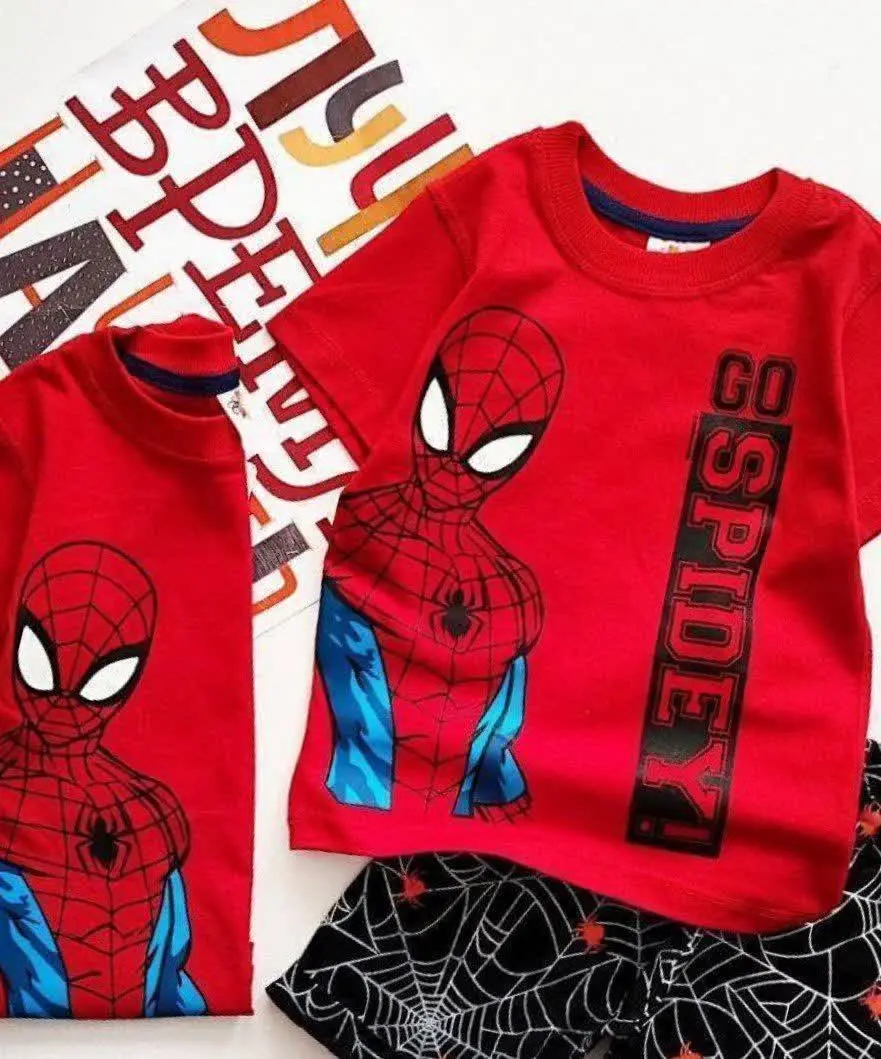 💞 تیشرت شلوارک اسپایدرمن پسرانه💞
