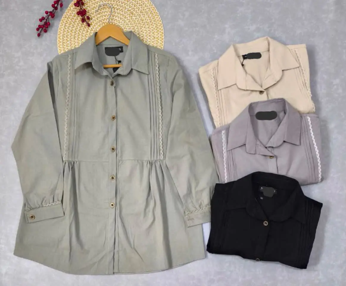 ✅شومیز نسترن، جنس کتان بهاره