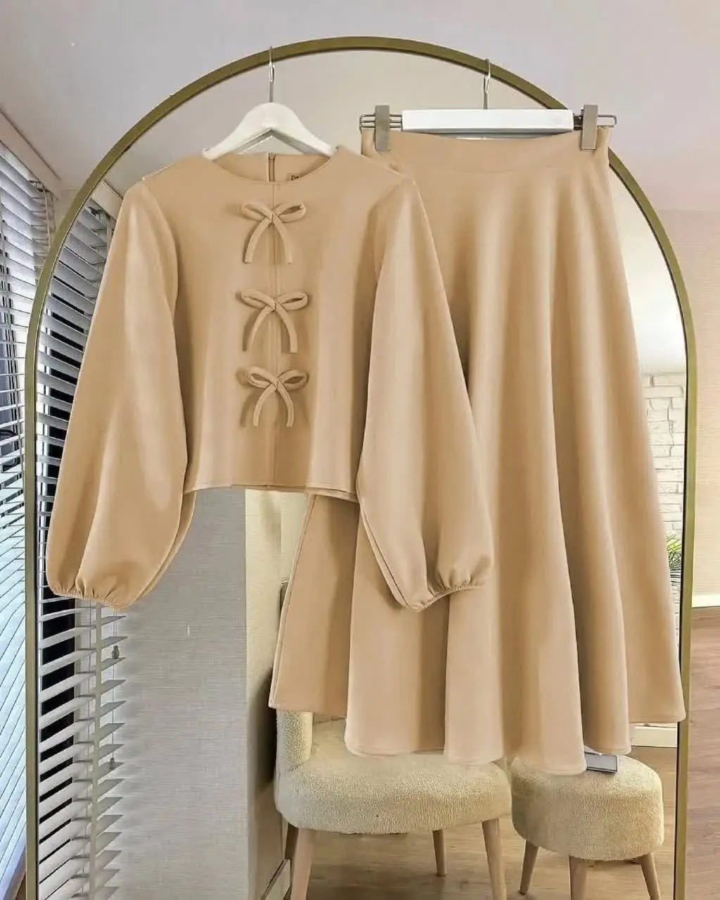 👑نام: ست شومیز دامن تانیا
