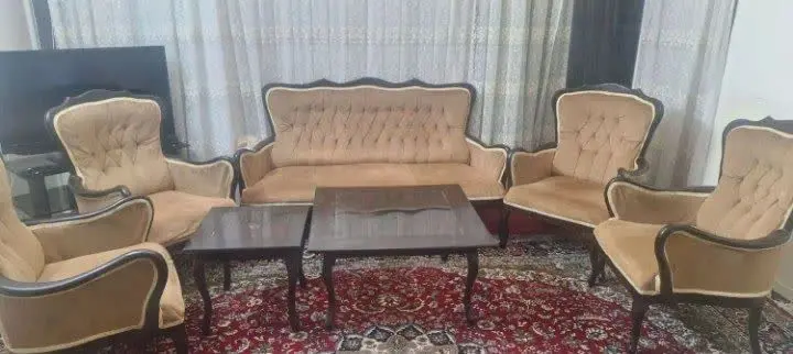 مبل ۷نفره یونانی چوب راش