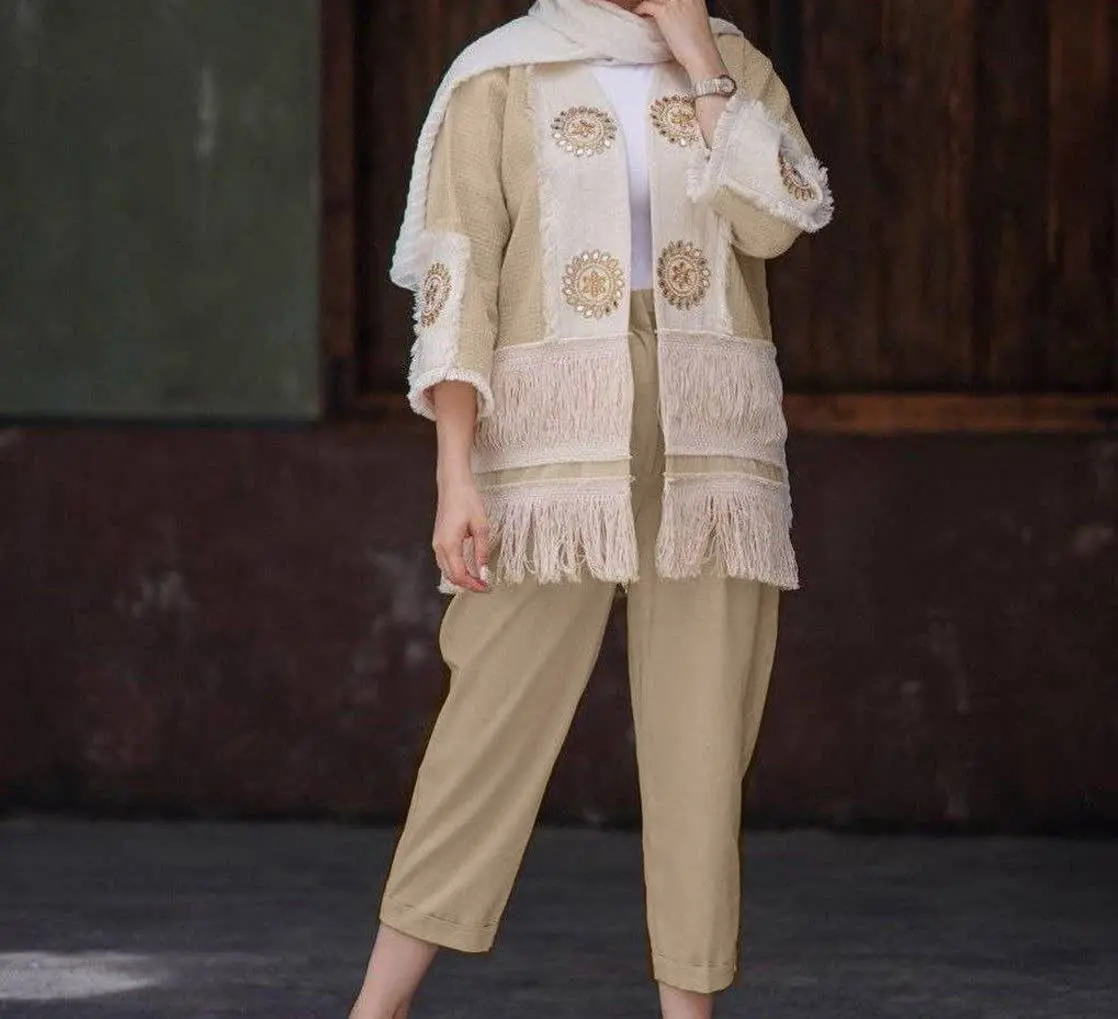 👚 نام: مانتو شلوار لنین✔️