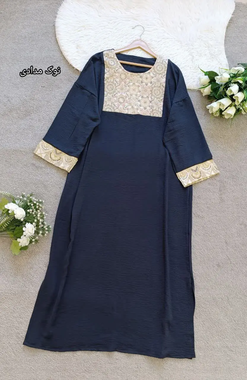 نام: پیراهن بلند گلدوزی
