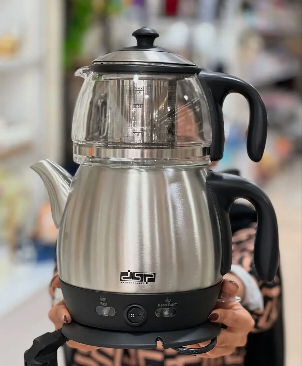 ⁨ چای ساز سماور برقی دی‌اس‌پی
