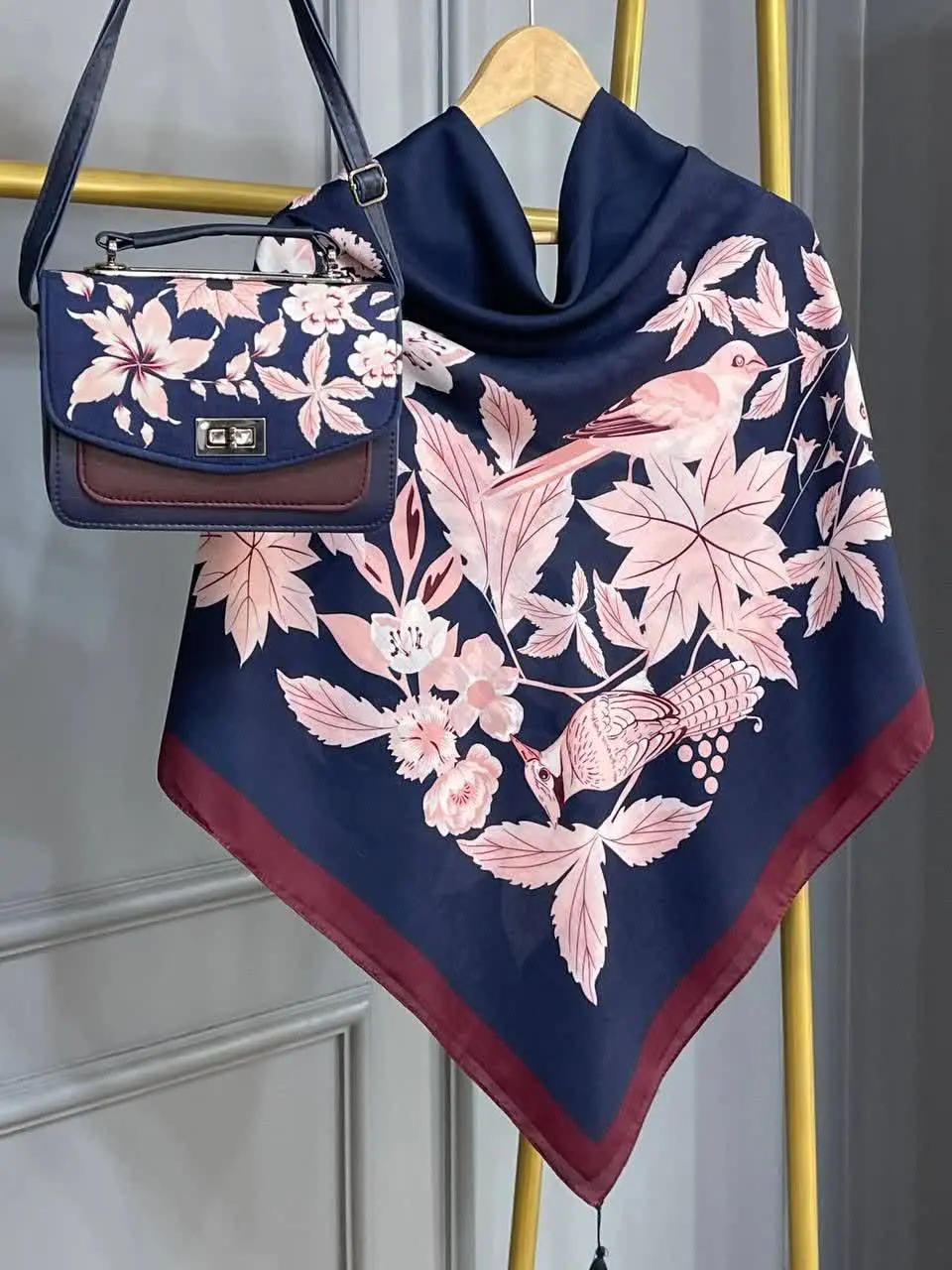 #ست کیف روسری شال
