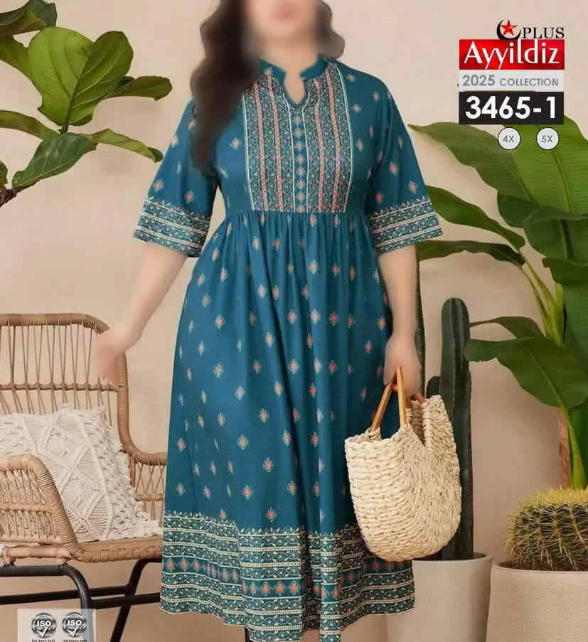 ✅پیراهن خنک بیگ سایز
