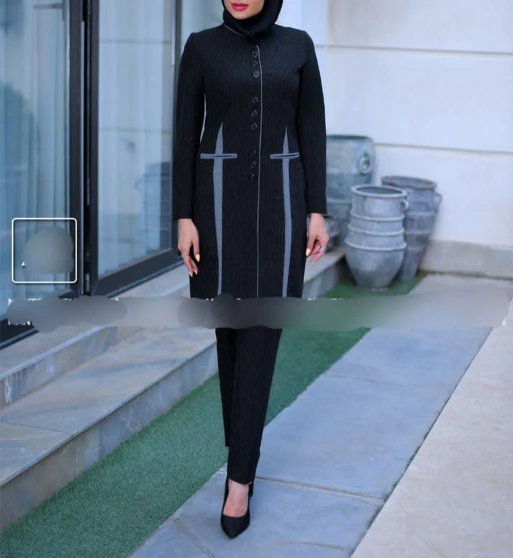 🌿مدل: مانتو شلوار اداری بهار