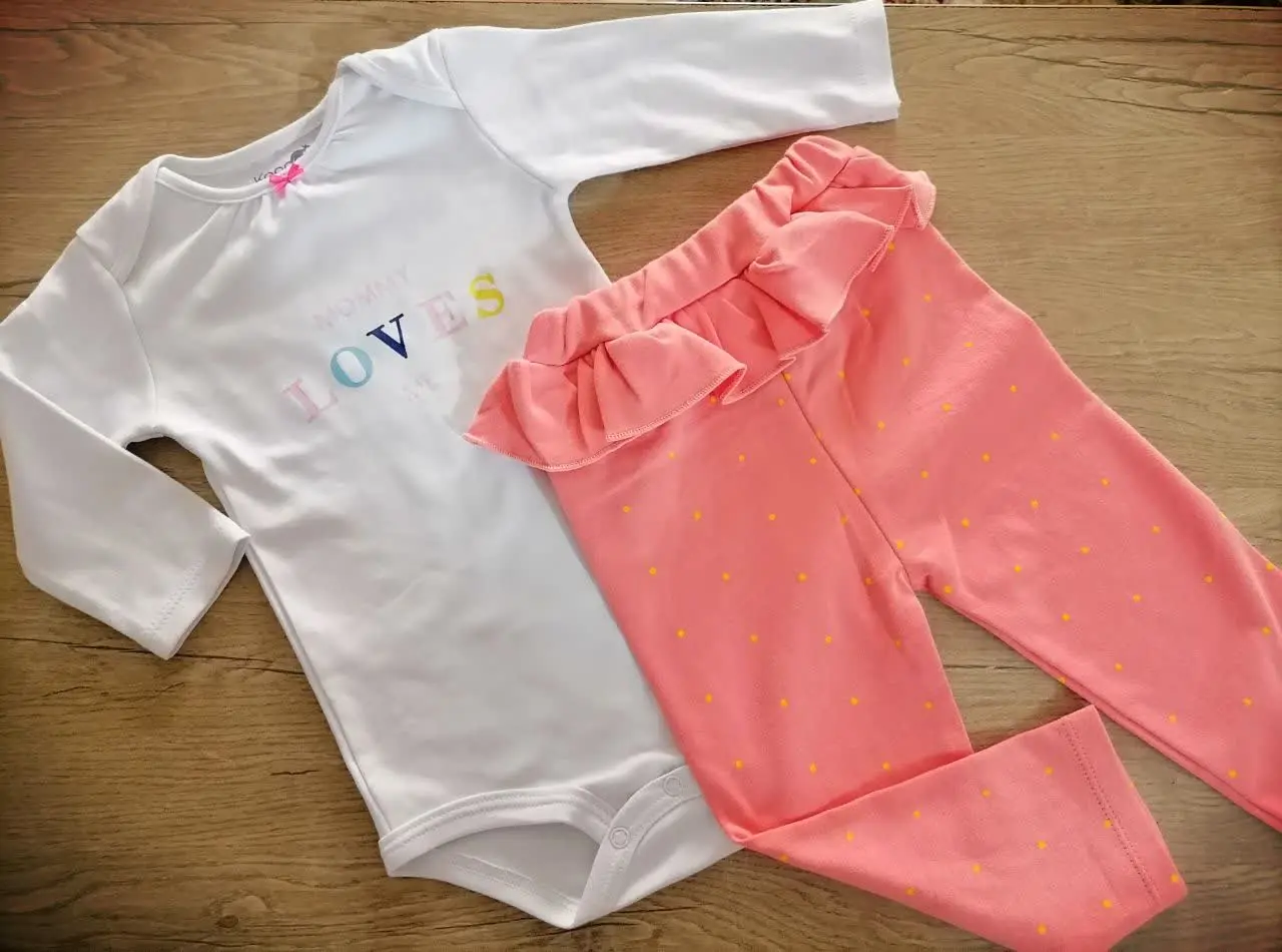 بادی شلوار مون با شلدار چین چینینی مناسب ۹تا ۱۲ ماه هس
