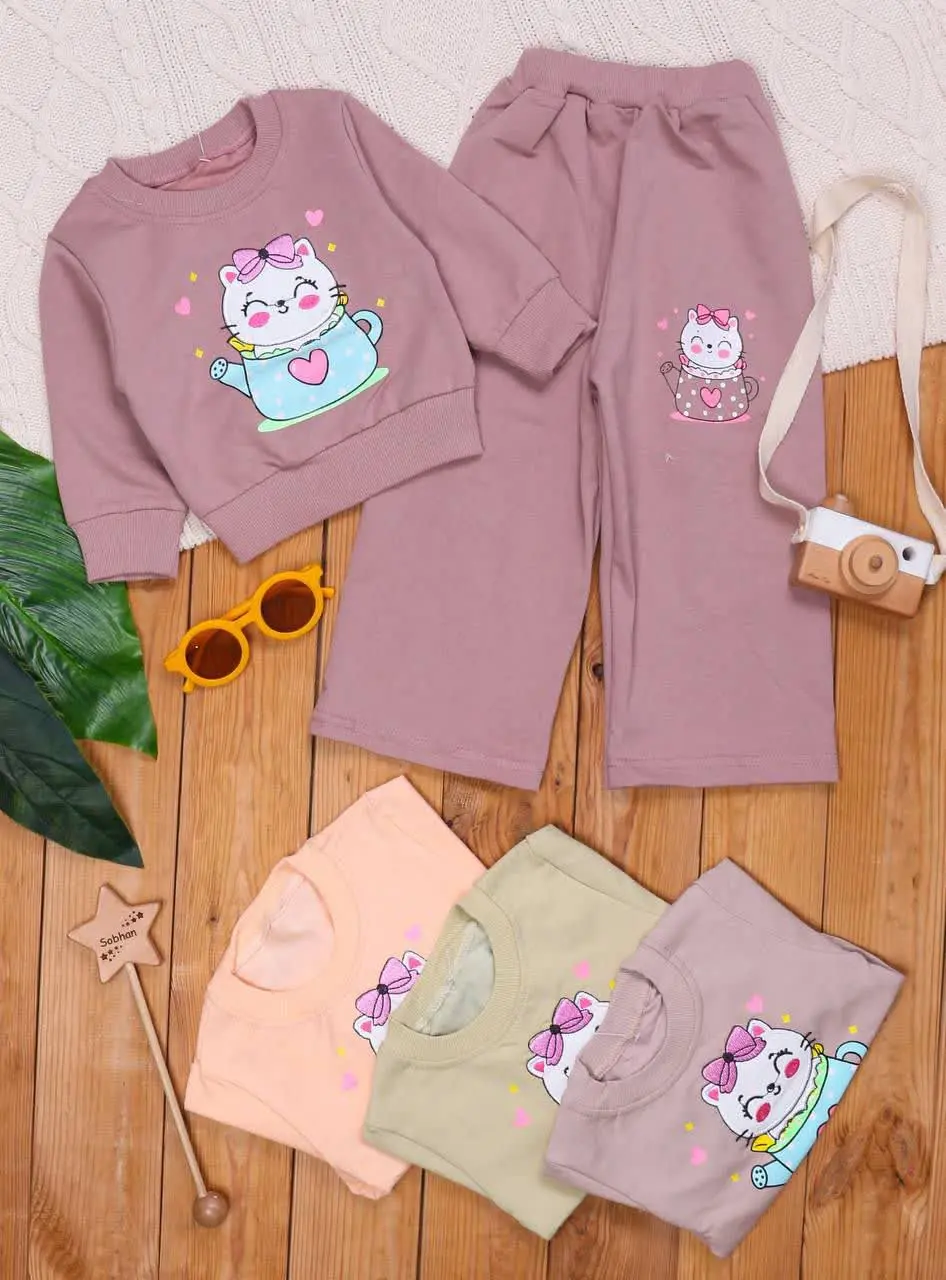 🎄بلوز شلوار بگ گربه و قوری...