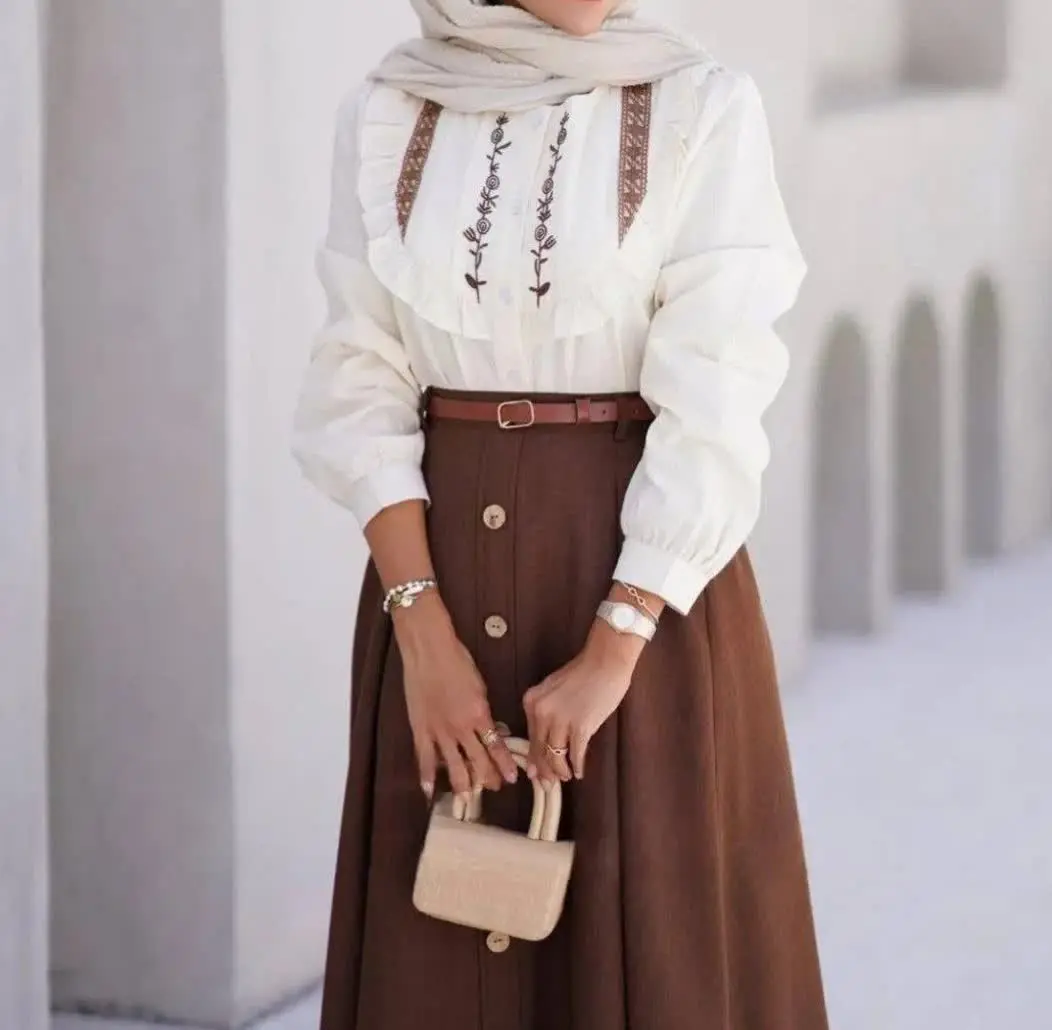 🦋نام محصول: #شومیز دامن بهاران 🌼
