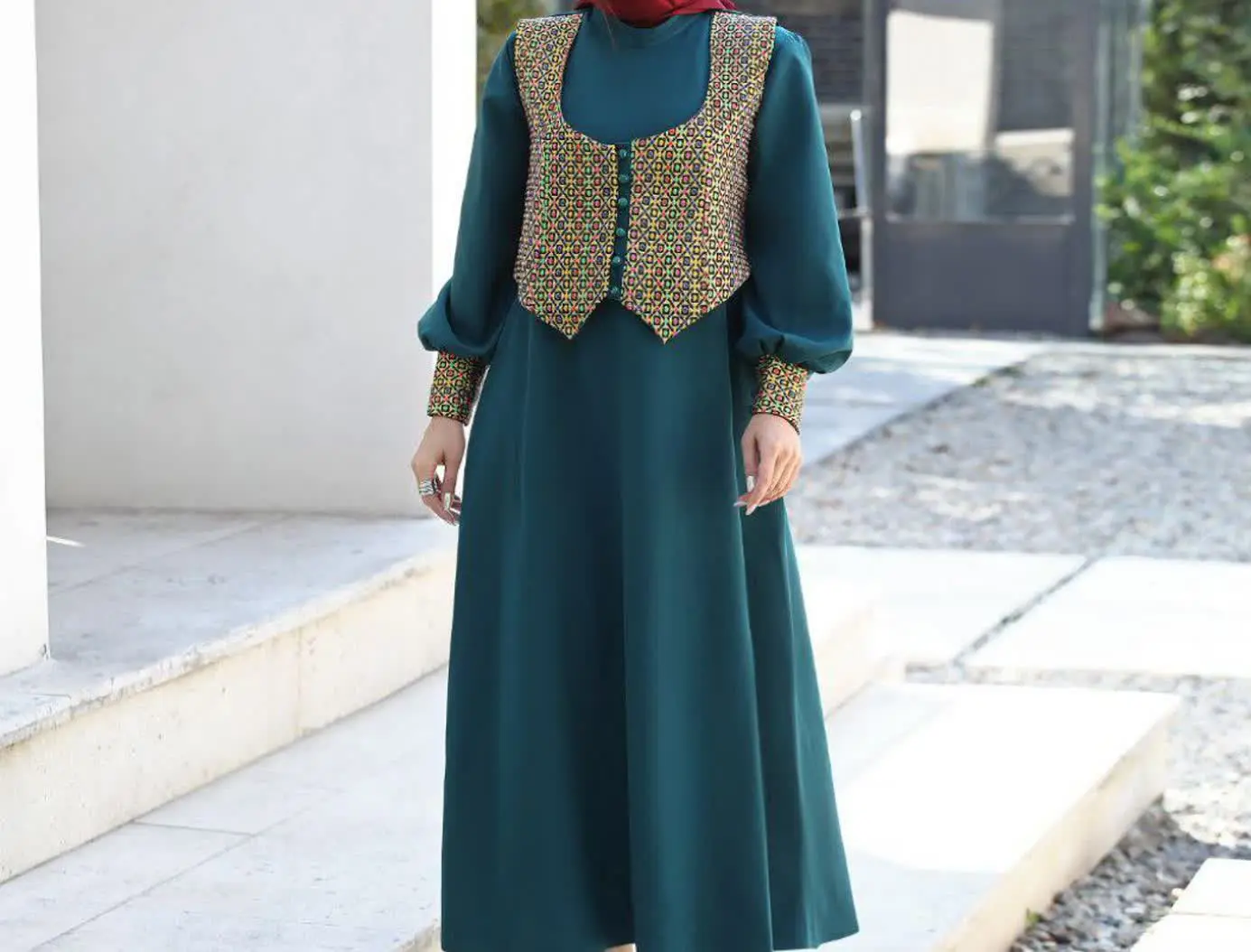 پیراهن و جلیقه طرح دلربا