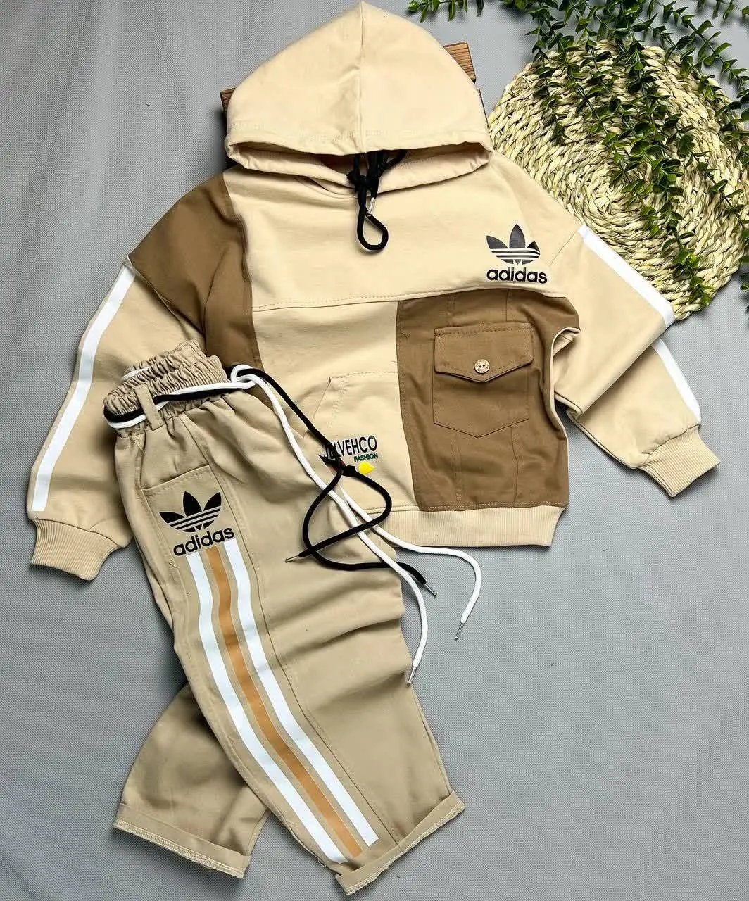 هودی شلوار آدیداس کتان