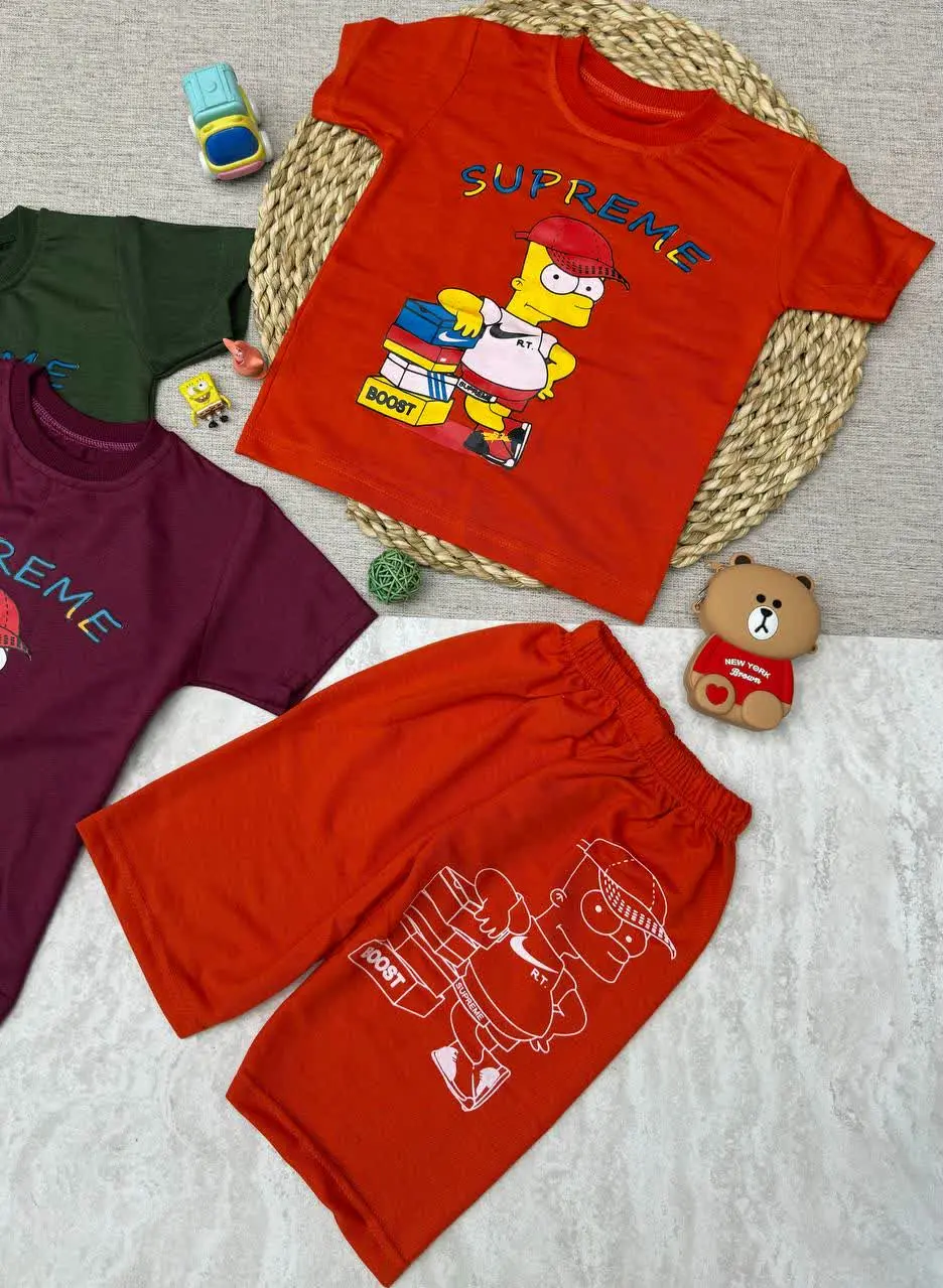 🧵🪡👕شومیز شلوارک پسرانه

