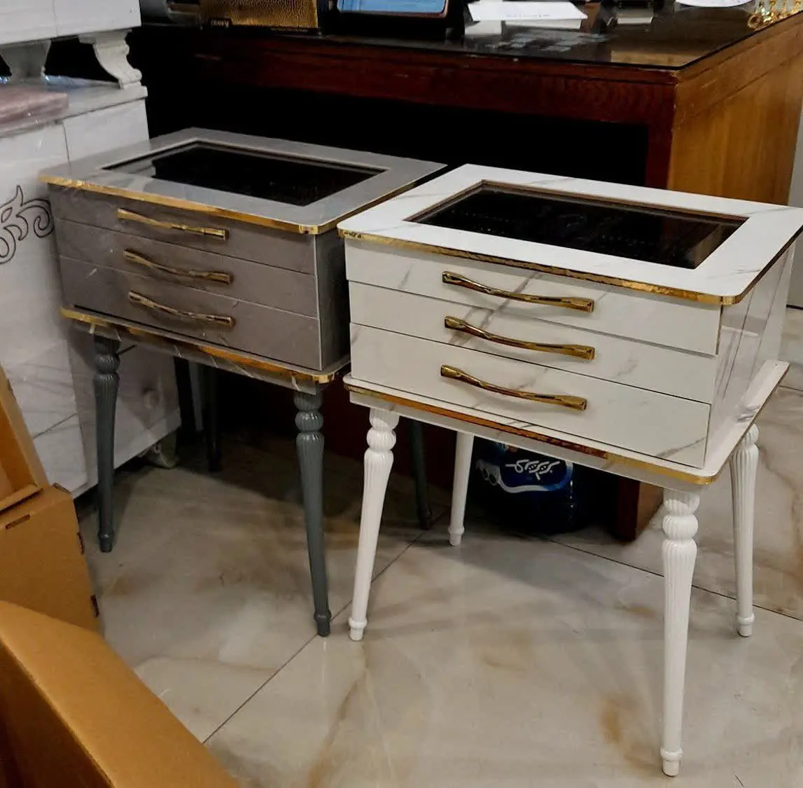 کنسول جا قاشق چنگال طرح سنگ