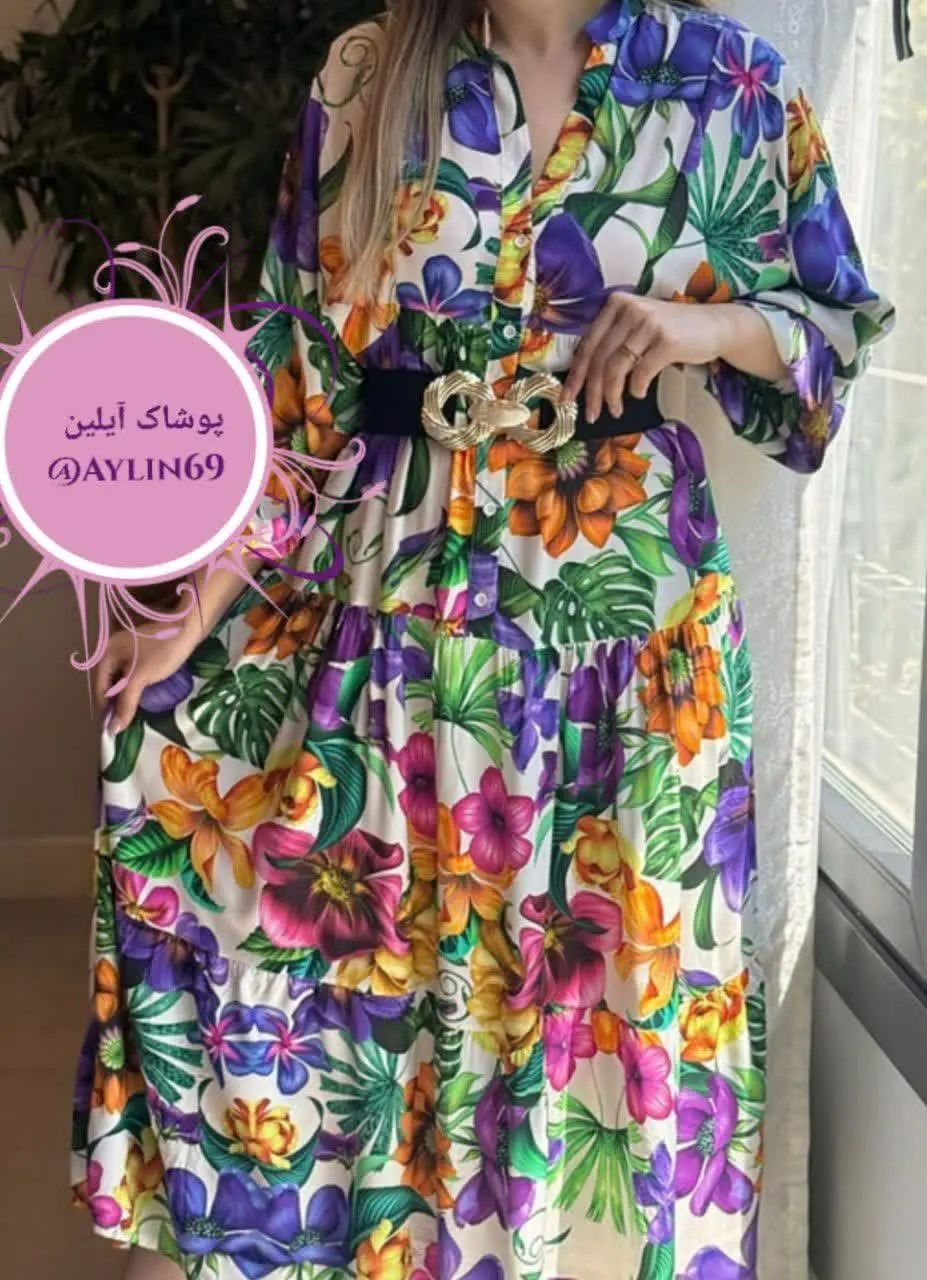 ✔️ پیراهن نخی ترک🦋
