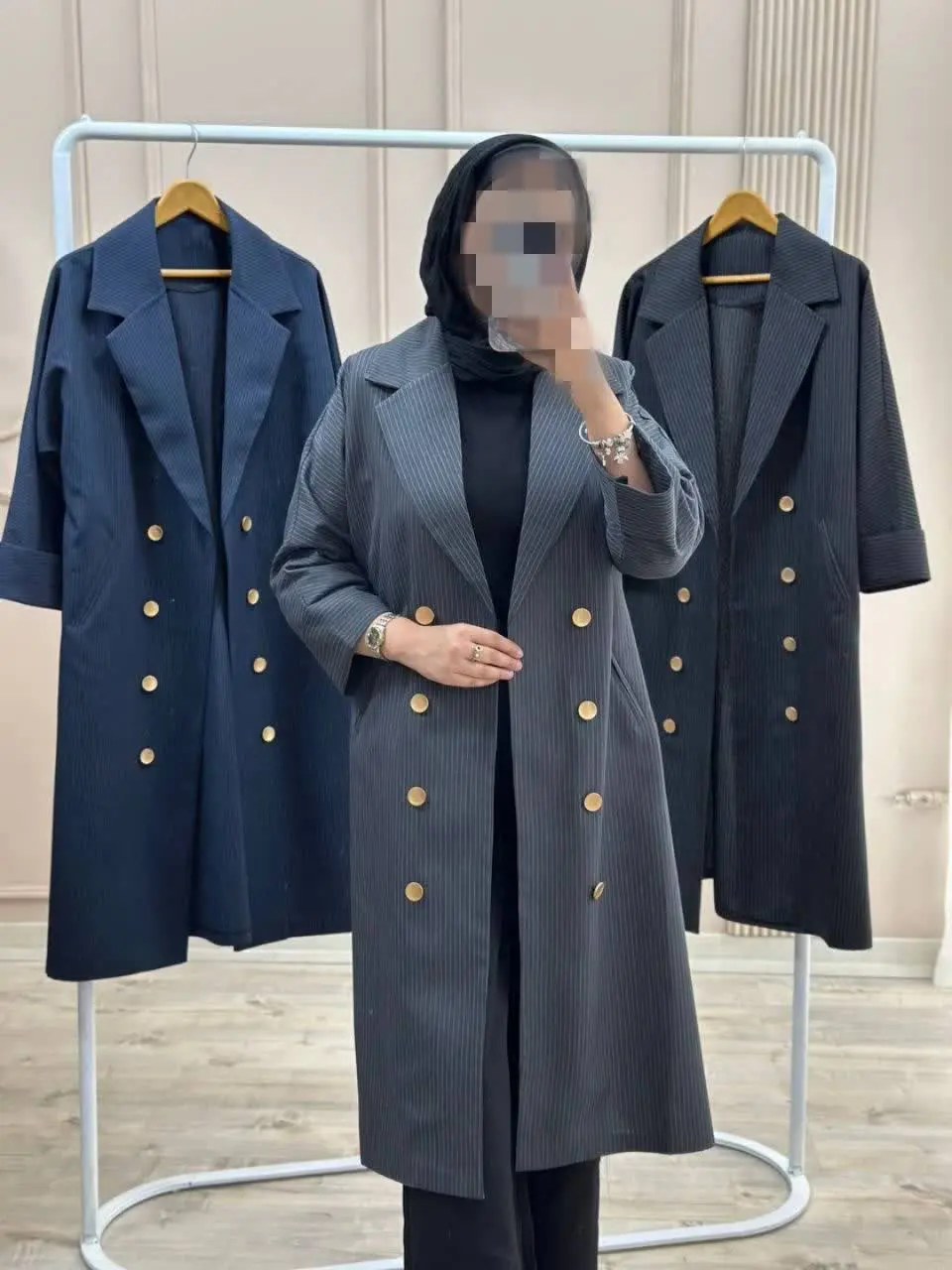 مانتو بلند افروز