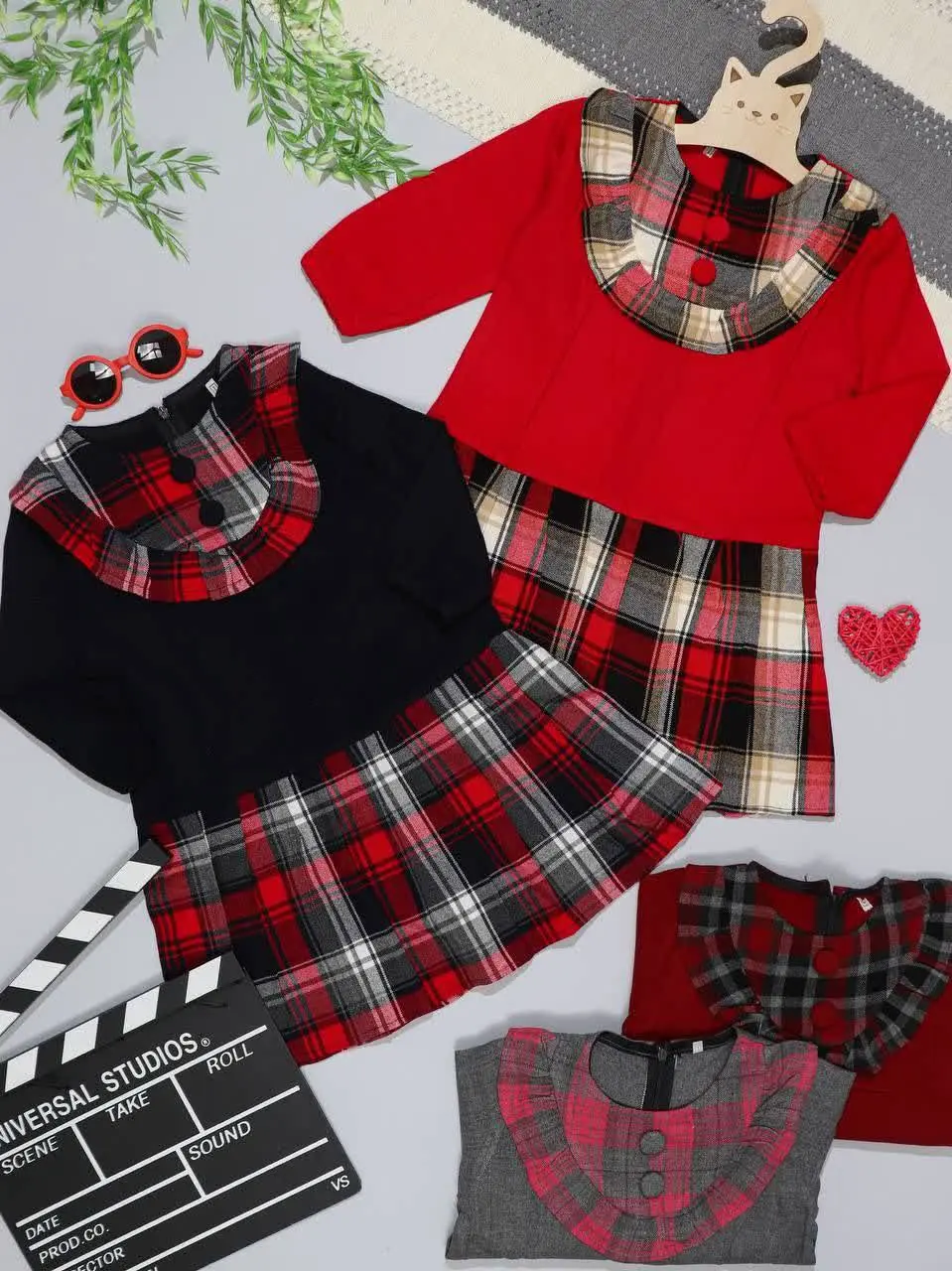 👫سارافون کشمیر بالا ساده پا...