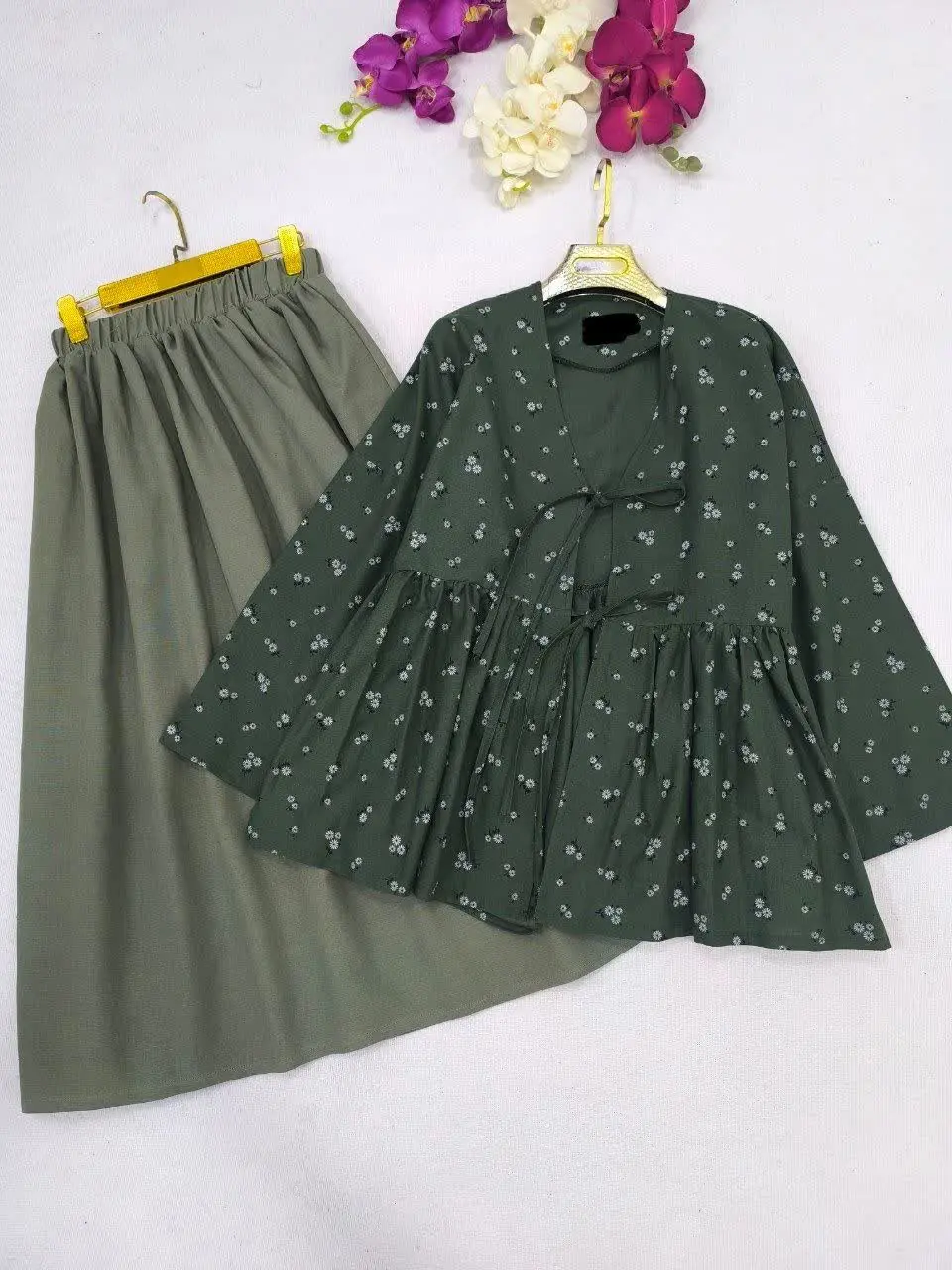 🌷نام: ست شومیز دامن شکوفه 
