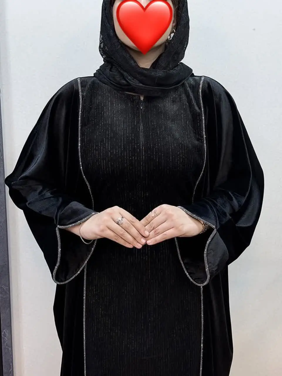 عبای مخمل مجلسی مدل گیسو 😍