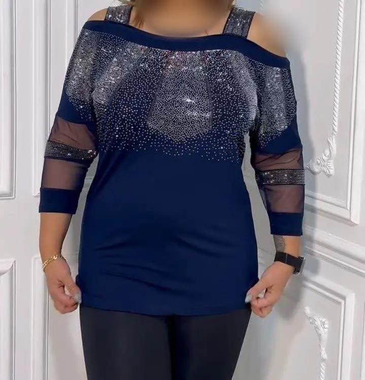 بلوز مجلسی آستین ۳ربع