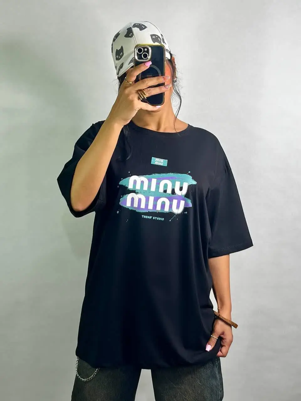 تیشرت لانگ مشکی