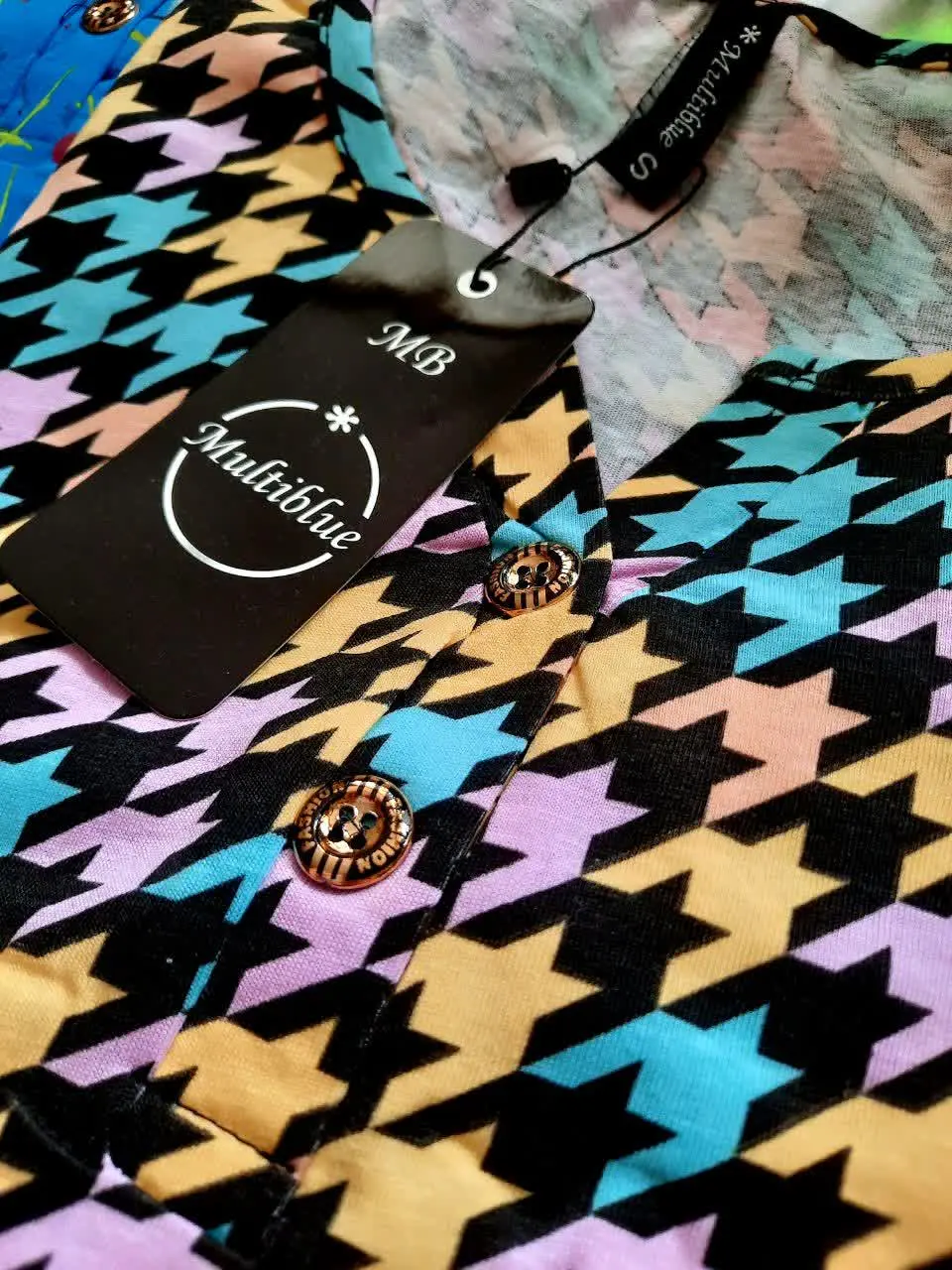 🌼ست بلوز شلوار وارداتی زنانه_دخترانه، آستین بلند، قواره دار برند MB 
