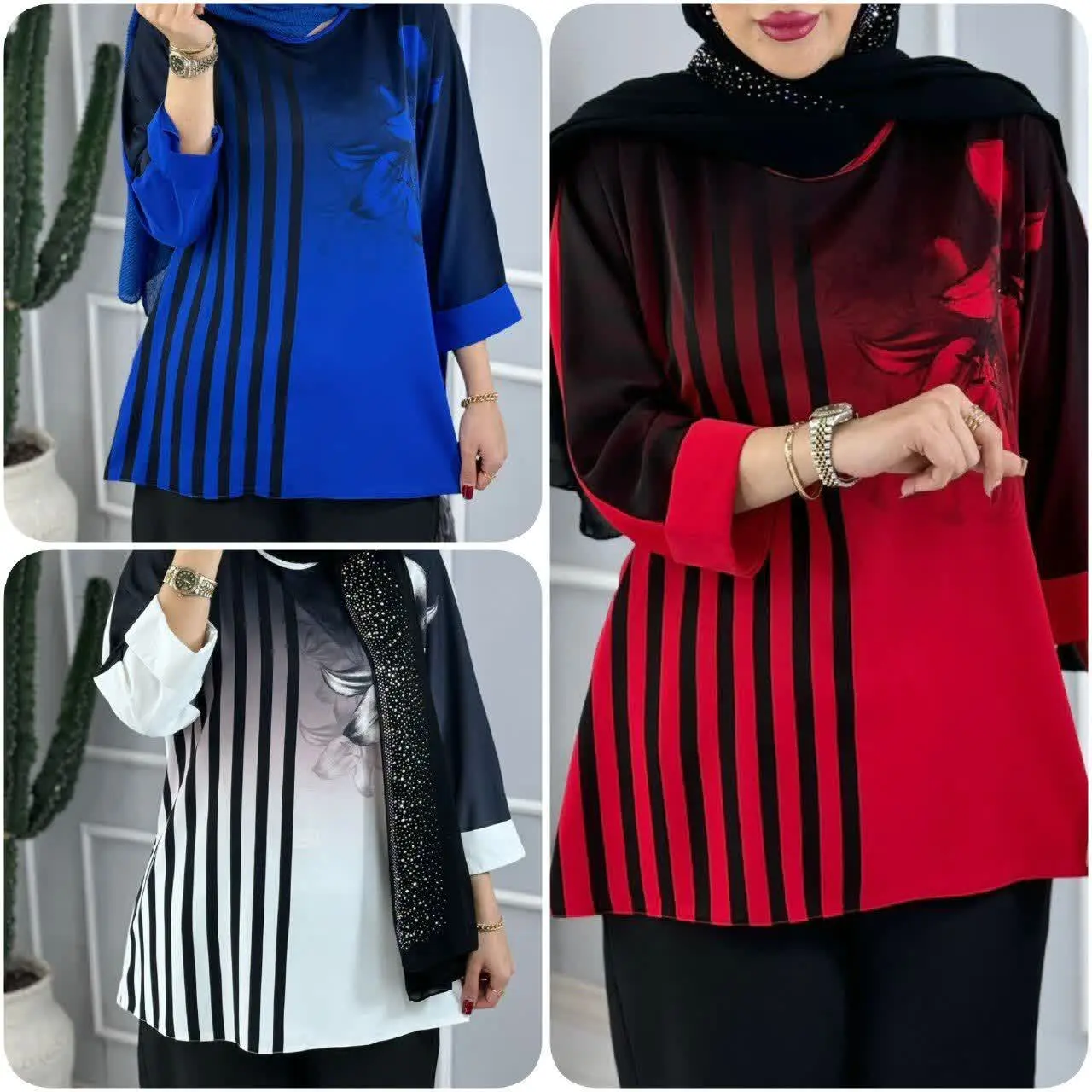 ❤️نام: شومیز مجلسی🍀عیدانه🍀مدل تابناک
